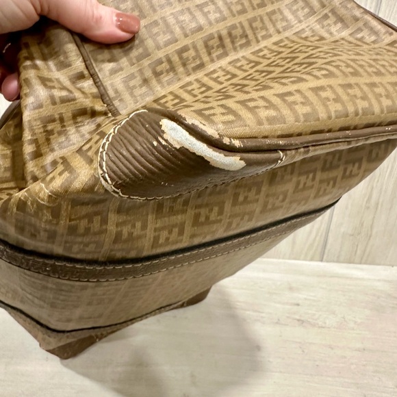 Vintage Fendi Zucca Mini Duffel Bag - Picture 8 of 13